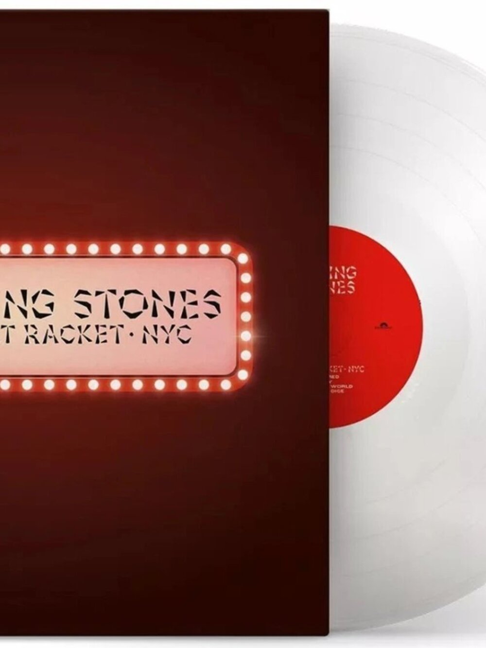The Rolling Stones Live At Racket, NYC LP ~ RSD 2024 ~ Ltd Ed 180g White ~ New!